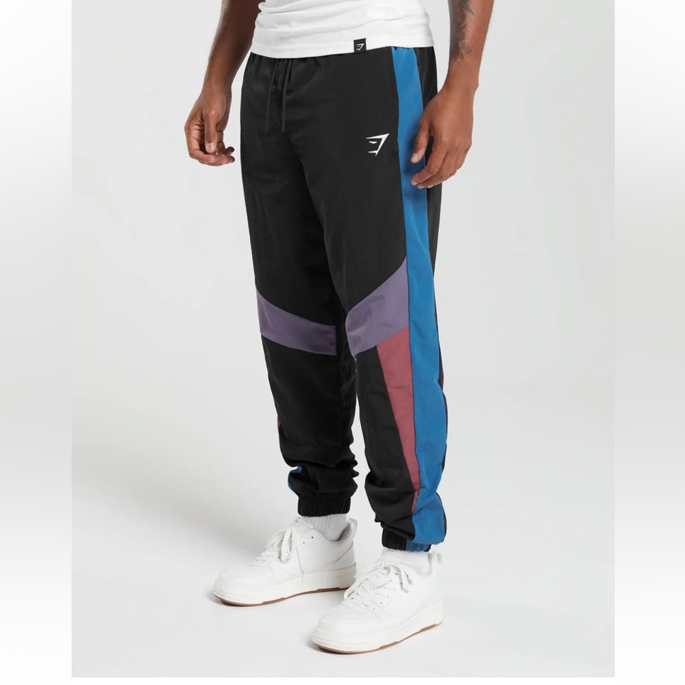 Gymshark Retro Track Pants M Black